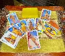 Cartas de póquer de las chicas águila