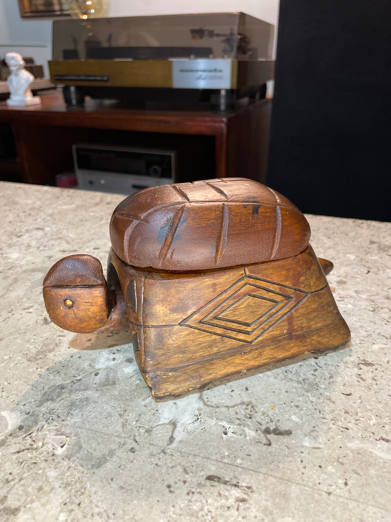 Cofre en forma de tortuga
