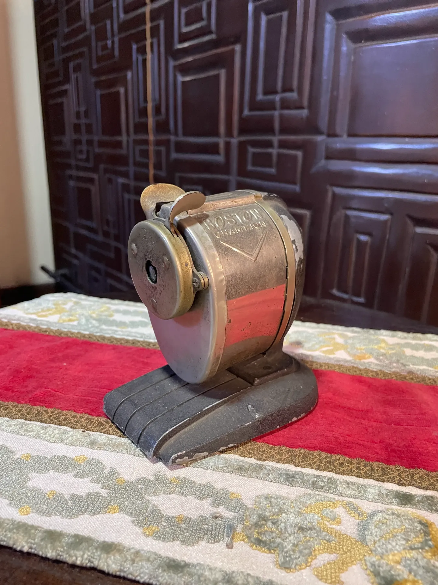 Tajalapiz o sacapuntas vintage Boston Champion