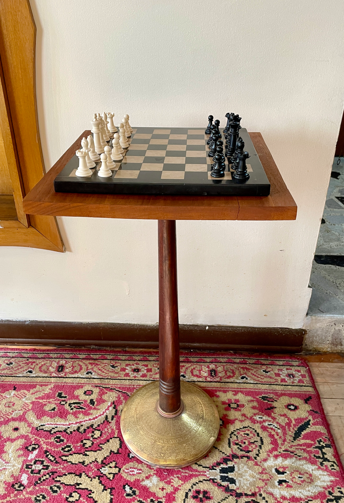 Mesa tablero de ajedrez