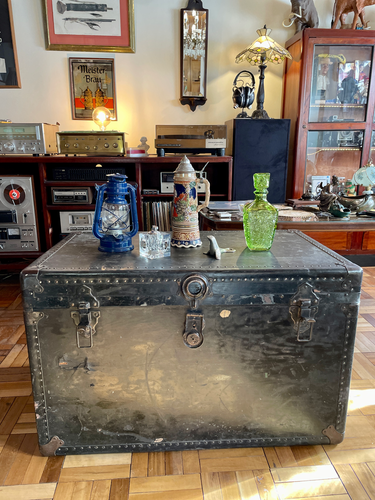 Baúl antiguo tamaño grande