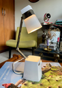 Lámpara de mesa plegable vintage modelo "Iris" TL-84