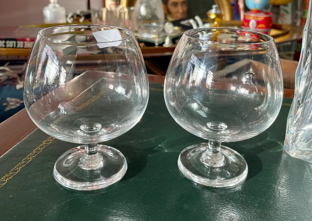 Copas (2) de licor en cristal