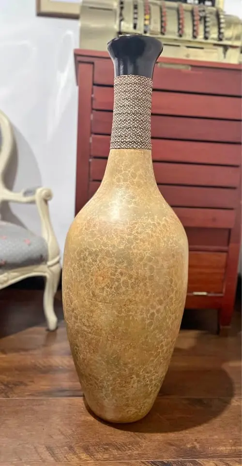 Jarrón de piso grande cerámica