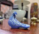 (vendido) Porcelana paloma azul artista chileno