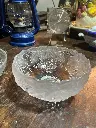 Dulcera en cristal talla floral