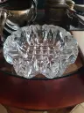 Cenicero tallado de cristal
