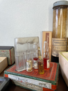 Botellas de colección boticario antiguo - Ampolla Adrenalina en aceite