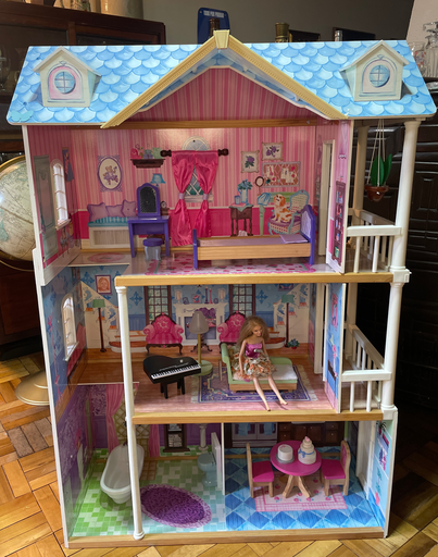 [TES-A-00000000349] (Vendido) Casa de muñecas y accesorios marca Kidcraft gran tamaño