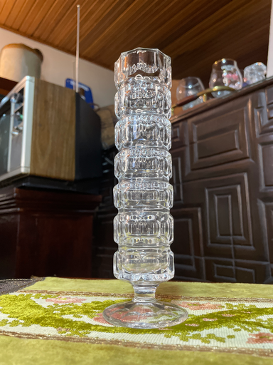 [TES-A-00000000445] Jarrón o florero solitario en cristal