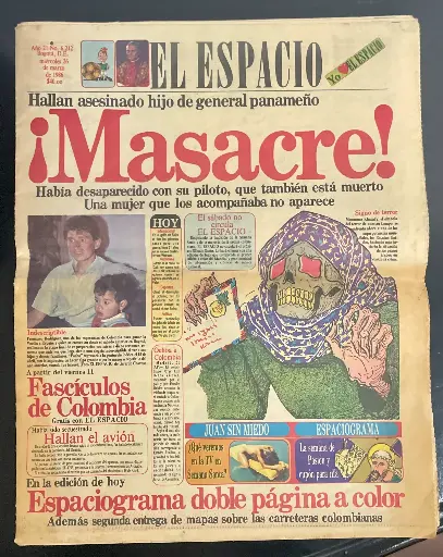 Periódico el Espacio 1986