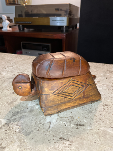 Cofre en forma de tortuga