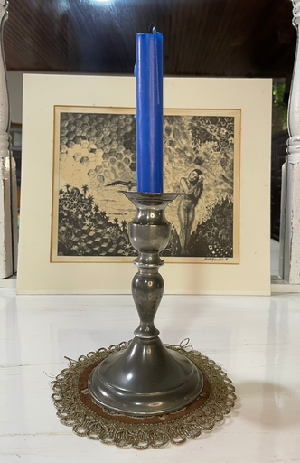 Candelabro en peltre