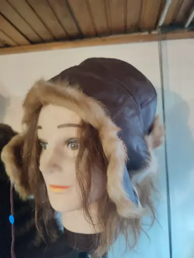 [TES-A-00000000103] Gorro aviador en cuero